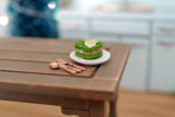 1:12scale Dollhouse Supplies miniature Matcha Waffle E027