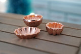 1:12 Dollhouse Miniature Copper Bundt Pans Set of 3 - E059