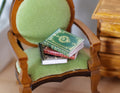 1:12 Dollhouse Supplies living room decoration miniature hardcover book set of 3 - C039