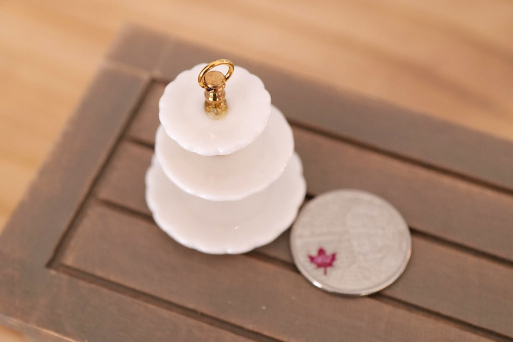 1:12 Dollhouse Miniatures serving stand Dessert or Cake Stand - E078