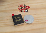 Miniature Holy Bible 1:12 Scale Dollhouse Supplies Decoration (can't open) 15/16 inch tall - C040