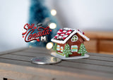 1:12 scale Dollhouse Miniature Christmas Gingerbread House Gingerbread Santa Clause - J027