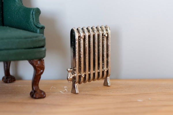 1:12 Dollhouse Supplies appliance miniature metal antique radiator heater hydronic radiant heater wall heater F029