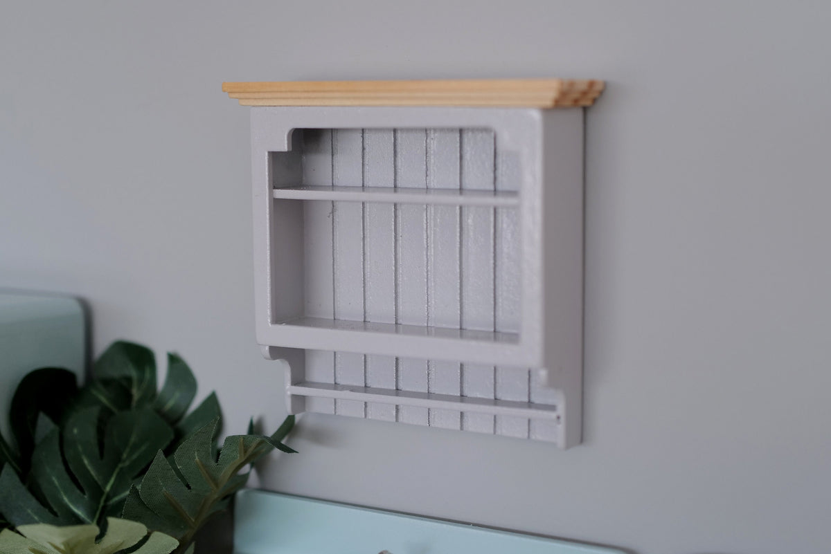 Dollhouse Supplies miniature 1:12 scale Kitchen Wood Wall Bracket, Wall rack, wall shelf D072