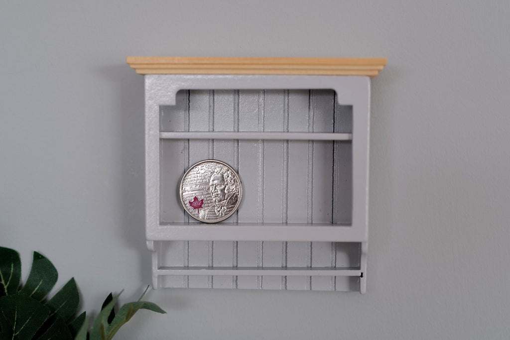 Dollhouse Supplies miniature 1:12 scale Kitchen Wood Wall Bracket, Wall rack, wall shelf D072