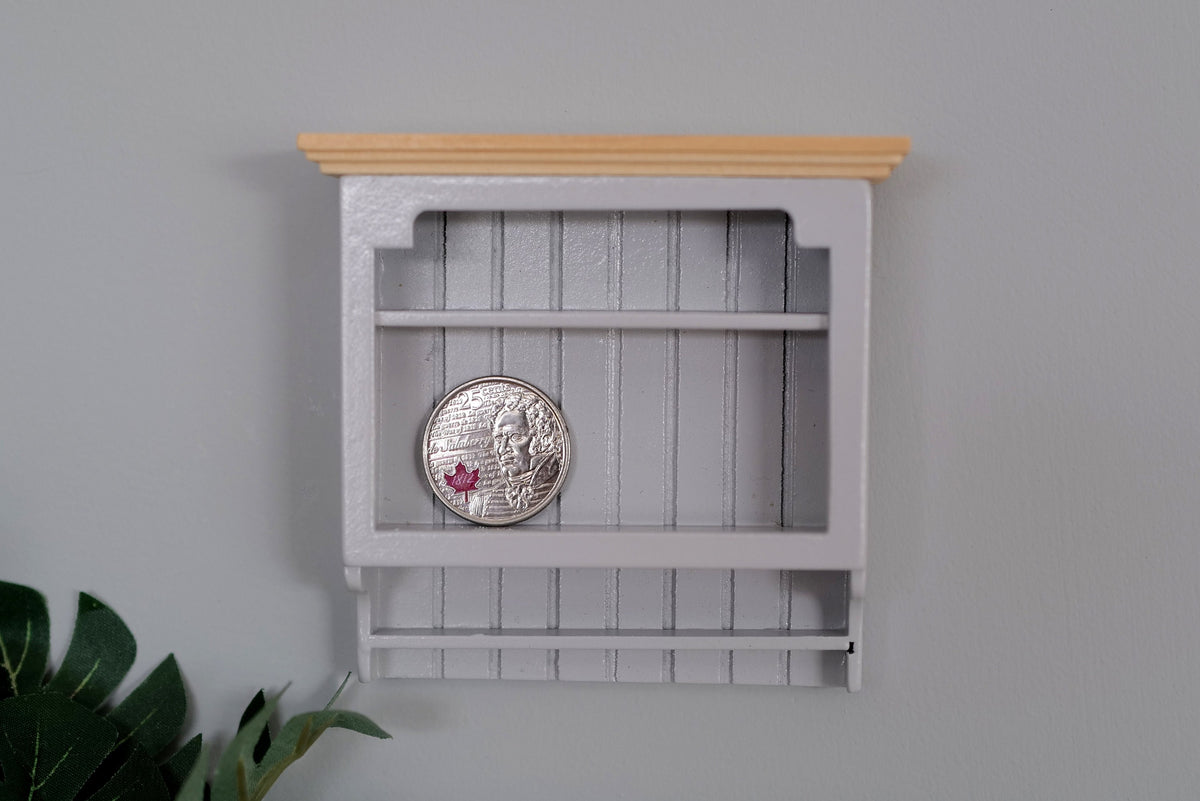 Dollhouse Supplies miniature 1:12 scale Kitchen Wood Wall Bracket, Wall rack, wall shelf D072