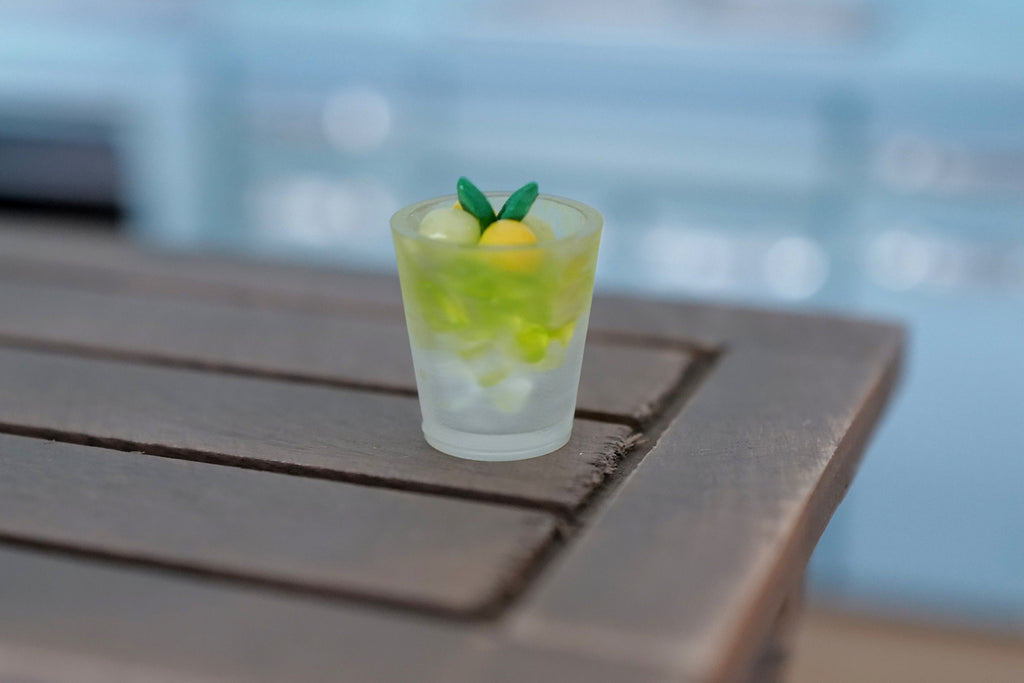 Dollhouse miniature Ice Dessert / Melon Dessert