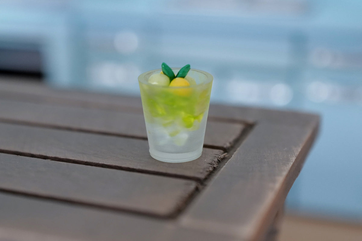 Dollhouse miniature Ice Dessert / Melon Dessert