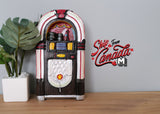 1:12 Dollhouse Miniature Jukebox Neon Light 1950'S Style Music Player - K016