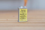 1:12 scale Dollhouse Supplies Miniature Linseed Metal Can F078