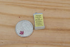 1:12 Scale Miniature Linseed Oil Metal Can with Yellow Label, 7/8 inch tall, DIY Dollhouse Supply