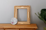 1:12 Dollhouse Supplies Miniature Ornate Rectangular Gold Picture Frame (champagne gold) - A087