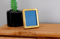 1:12 Dollhouse Miniature Small Metal Photo Frame with Stand - I040