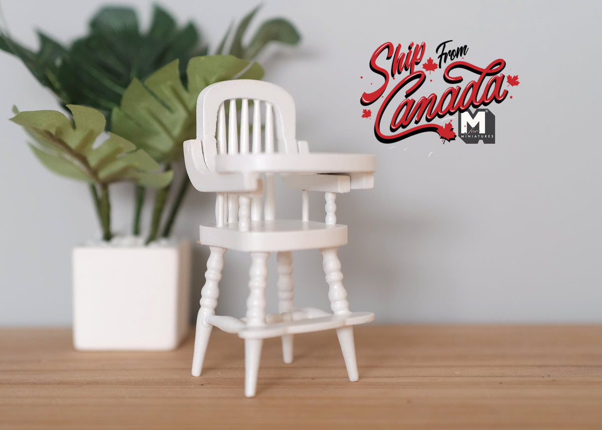 Dollhouse Supplies booster seat 1:12 scale miniature high chair - C015