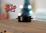 Dollhouse Metal Cooking Pot  dolls house 1 12 miniature Metal Cooking Pot (Black) - F057