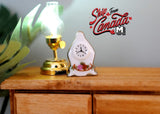 1:12 Dollhouse Miniature Ceramic Old Style Tabletop Anniversary Clock (non working) - B050