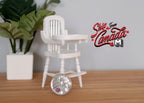Dollhouse Supplies booster seat 1:12 scale miniature high chair - C015