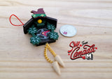 1:12 Dollhouse Supplies Miniature Wooden Cuckoo Wall Clock - B052