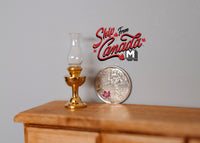 Miniature Lamp kerosene lamp with Glass Cover and Metal Base - C086