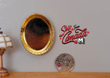 1:12 Dollhouse Supplies Miniature Oval Mirror and Frame - A082