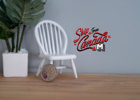 Dollhouse Bow Back Chair 1:12 Scale Miniature Furniture Dining Chair (wood) (white) - C004