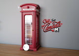 Dollhouse Miinatures 1:12 scale Phone Booth / Dollhouse Miinatures England style telephone booth / Classic Phone Booth