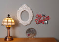 1:12 Scale Miniature Ornate Oval Picture Frame, 1-15/16 inch tall, DIY Dollhouse Supply (pearl white) (small)