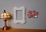 1:12 Dollhouse Supplies Miniature Ornate Rectangular Pearl Picture Frame - A084