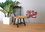 Dollhouse Supplies wooden chair dolls house wood chair 1:12 miniature - D022