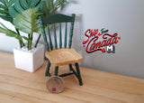 Dollhouse Supplies wooden chair dolls house wood chair 1:12 miniature - D022