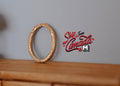 1:12 Scale Miniature Wood Ornate Oval Picture Frame, 1-3/8 inch tall, DIY Dollhouse Supply