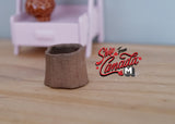1:12 Dollhouse Supplies Miniature Clay Pottery Planter, clay flower pot gardening 1 12 scale miniature plants container - A065