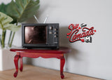 Dollhouse Supplies Miniature television 1:12 Scale Dolls House Miniature TV - H036