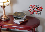 1:12 Dollhouse Supplies living room decoration miniature hardcover book set of 3 - C039
