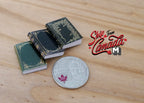 Livres miniatures à couverture rigide échelle 1:12, ensemble de 3, 2 cm de haut, fournitures pour maison de poupée DIY (bleu sarcelle foncé)