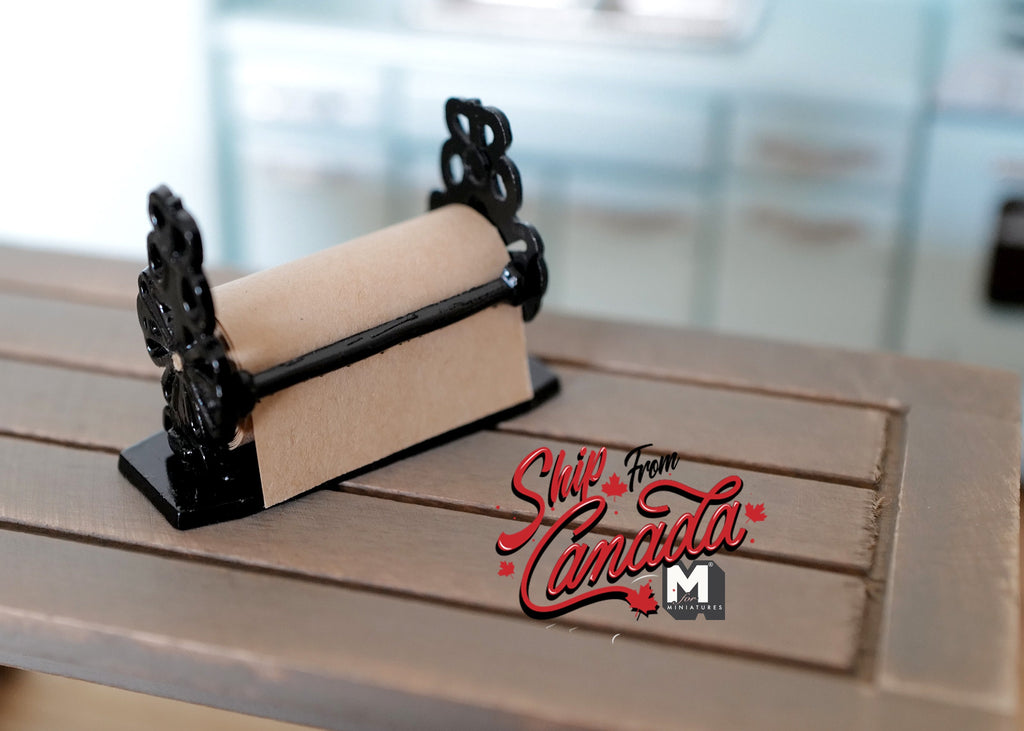 1:12th scale Dollhouse miniatures Paper Dispenser - H022
