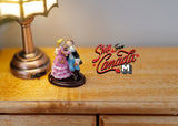 Miniature Puppy Love Figure of Man and Woman 1:12 Scale Dollhouse Supplies Decoration 13/16 inch tall - B085