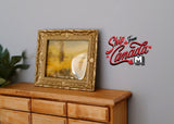 Dollhouse Miniature paint  frame dolls house photo 1 12th scale miniature