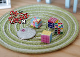 Dollhouse Supplies Miniature Magic Cube  / dolls house Magic Cube miniature set of 4 / Dollhouse Supplies Miniatures Magic Cube - G073