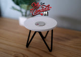Dollhouse Supplies miniature 1:12scale wooden and metal Round Table - I005