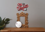 1:12 Dollhouse Miniature Ornate Rectangular Gold Picture Frame - A088