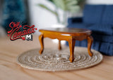 Dollhouse Supplies couch armchair doll house twin double with Coffee Table dollhouse furniture living room table 1 12th scale - K043