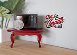 Dollhouse Supplies Miniature television 1:12 Scale Dolls House Miniature TV - H036