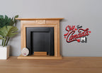Maßstab 1:12 Miniatur-Kamin aus Holz mit schwarzem Feuerraum und Herdplatte, 5-5/16 inch breit, DIY-Puppenhausbedarf (Honig)