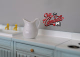 1:12 Dollhouse Supplies Miniature Accessory / Porcelain Water Jug - A026