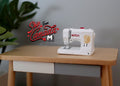 1:12 Scale Miniature Modern Sewing Machine, 1-3/16 inch wide, DIY Dollhouse Supply (white)