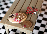 1:12th Scale Dollhouse Supplies miniature cookie making set /  bakery cooking set doll house miniature baking - E020