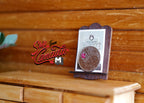 Panneau de café miniature à l'échelle 1:12, chevalet de menu pliable pour sol, 4,9 cm (1-15/16 pouces) de hauteur, fournitures pour maison de poupée DIY