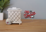 1:12 Dollhouse miniature Clothes Hamper/ Laundry Hamper / Miniature Laundry Hamper /  Laundry Hamper D035