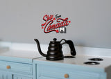 Dollhouse Supplies Miniature Coffee drip kettle - A008